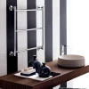 Scaldasalviette elettrico cromato design moderno Gaia by Scirocco H