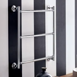 Scaldasalviette elettrico cromato design moderno Gaia by Scirocco H