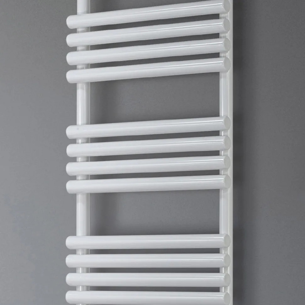 Scaldasalviette Elettrico in Acciaio Finitura Bianco Puro Made in Italy - Limone
