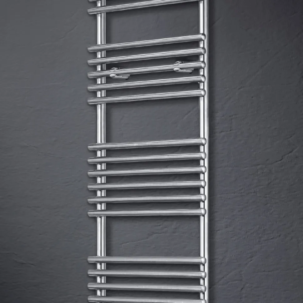 Scaldasalviette Elettrico in Acciaio Finitura Satin Made in Italy - Buccia