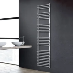 Scaldasalviette Elettrico in Acciaio Finitura Satin Made in Italy - Buccia
