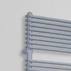 Scaldasalviette Elettrico in Acciaio Finitura Alluminio Made in Italy - Brioches