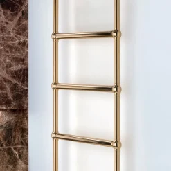 Scaldasalviette Elettrico in Ottone con Sfere di Collegamento Made in Italy - Ricotta