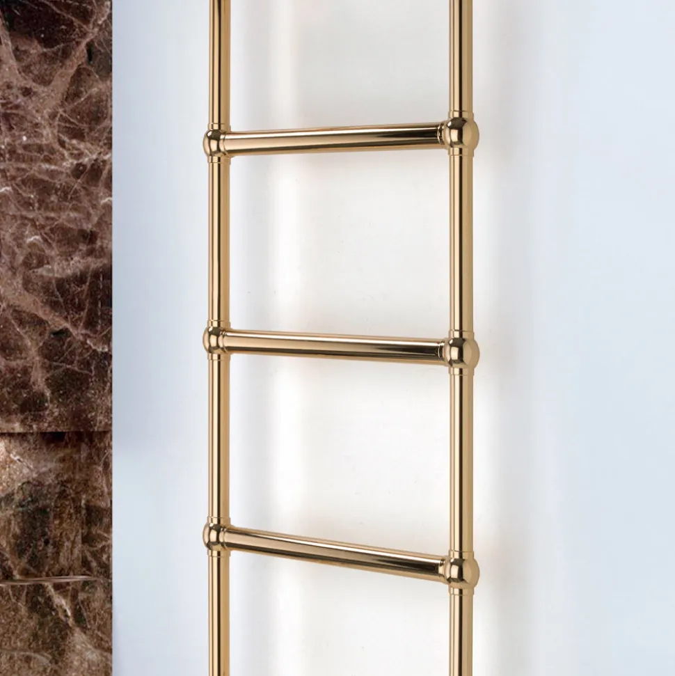 Scaldasalviette Elettrico in Ottone con Sfere di Collegamento Made in Italy - Ricotta