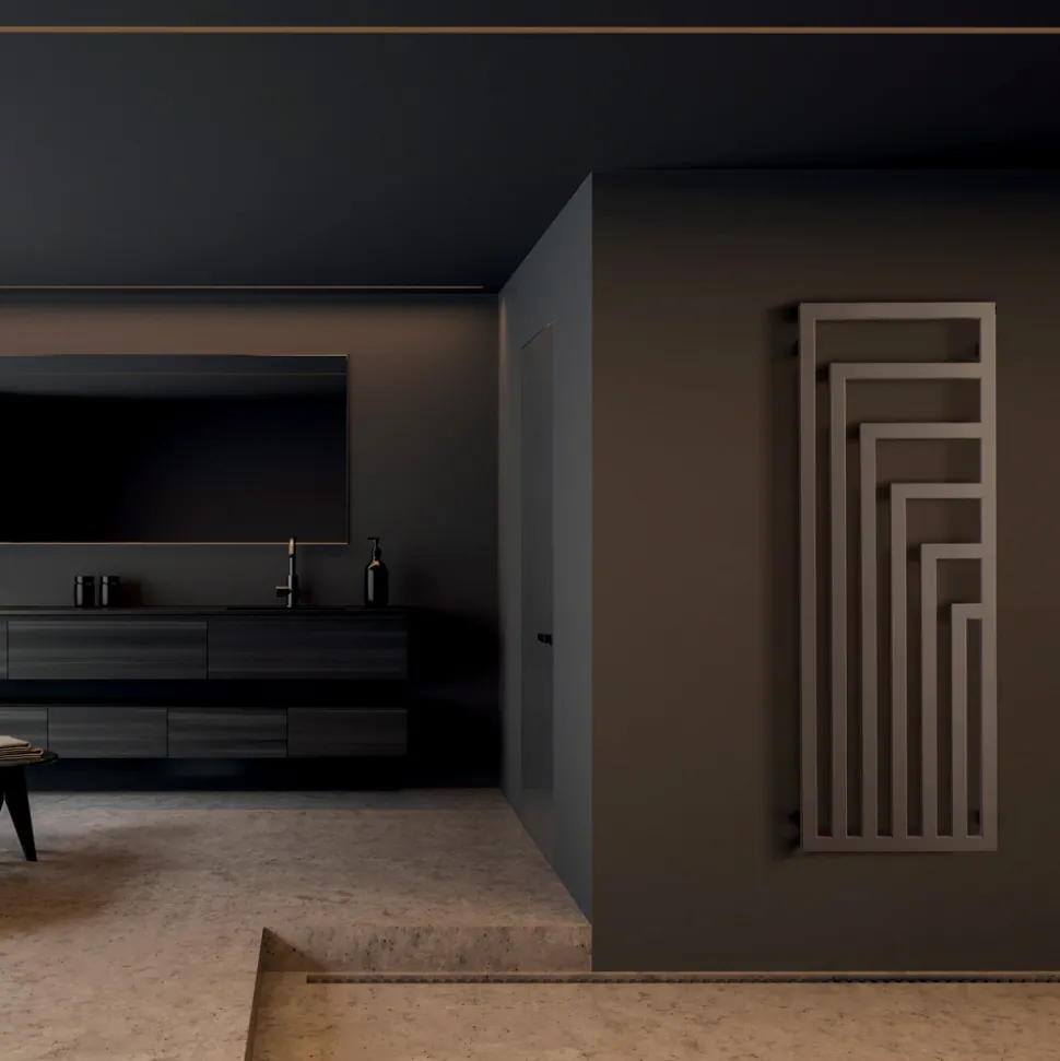 Scaldasalviette Elettrico in Acciaio dal Design Moderno Made in Italy - Potentia