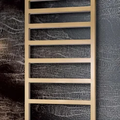 Scaldasalviette Idraulico con Linee Semplici in Acciaio Made in Italy - Pistacchio