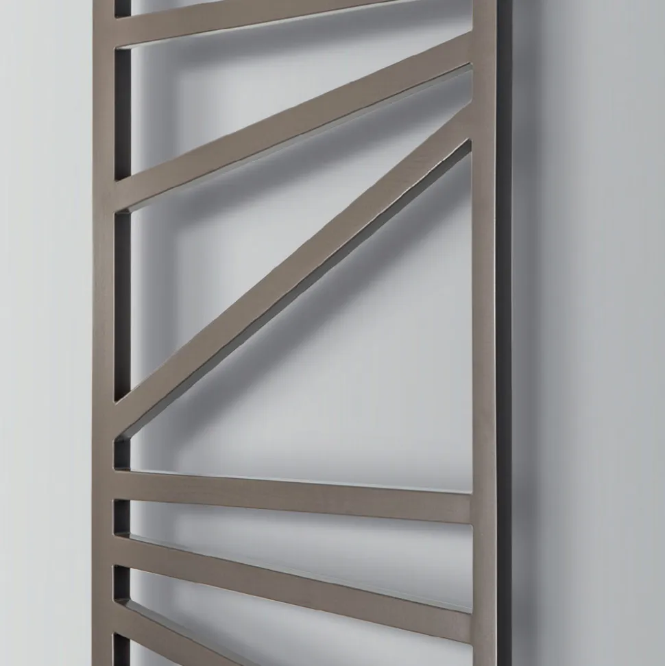 Scaldasalviette Idraulico con Elementi Quadrati Made in Italy - Mandorle