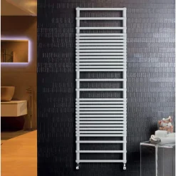 Scaldasalviette Idraulico con Struttura in Acciaio al Carbonio Made in Italy - Panna