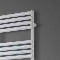 Scaldasalviette Idraulico in Acciaio Finitura Bianco Puro Made in Italy - Limone