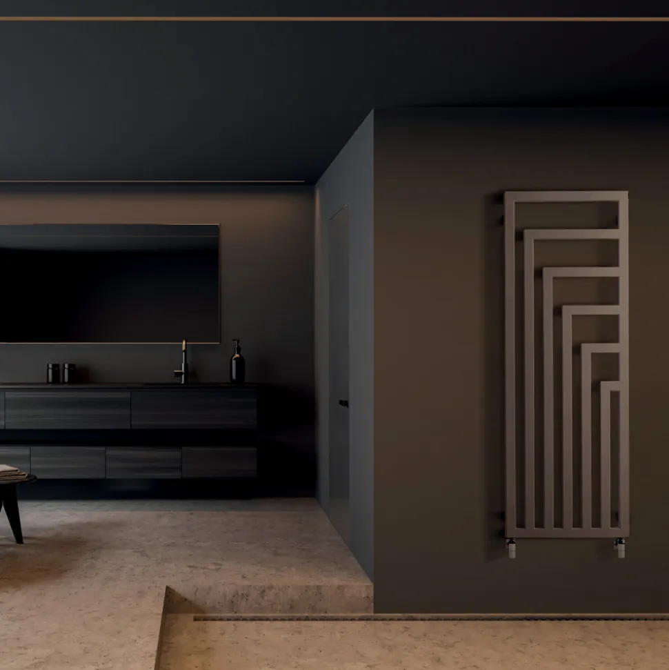Scaldasalviette Idraulico in Acciaio dal Design Moderno Made in Italy - Potentia