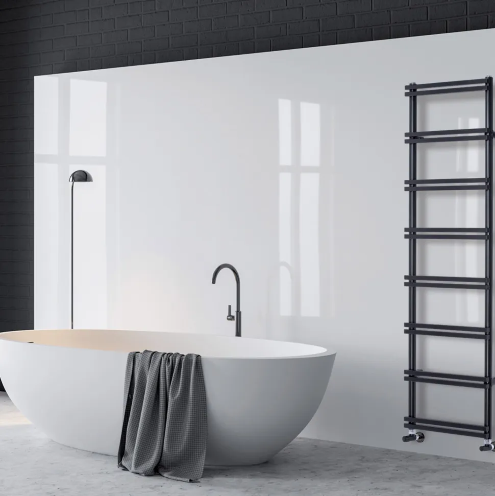 Scaldasalviette Misto con Collettori Verticali Made in Italy - Zenzero
