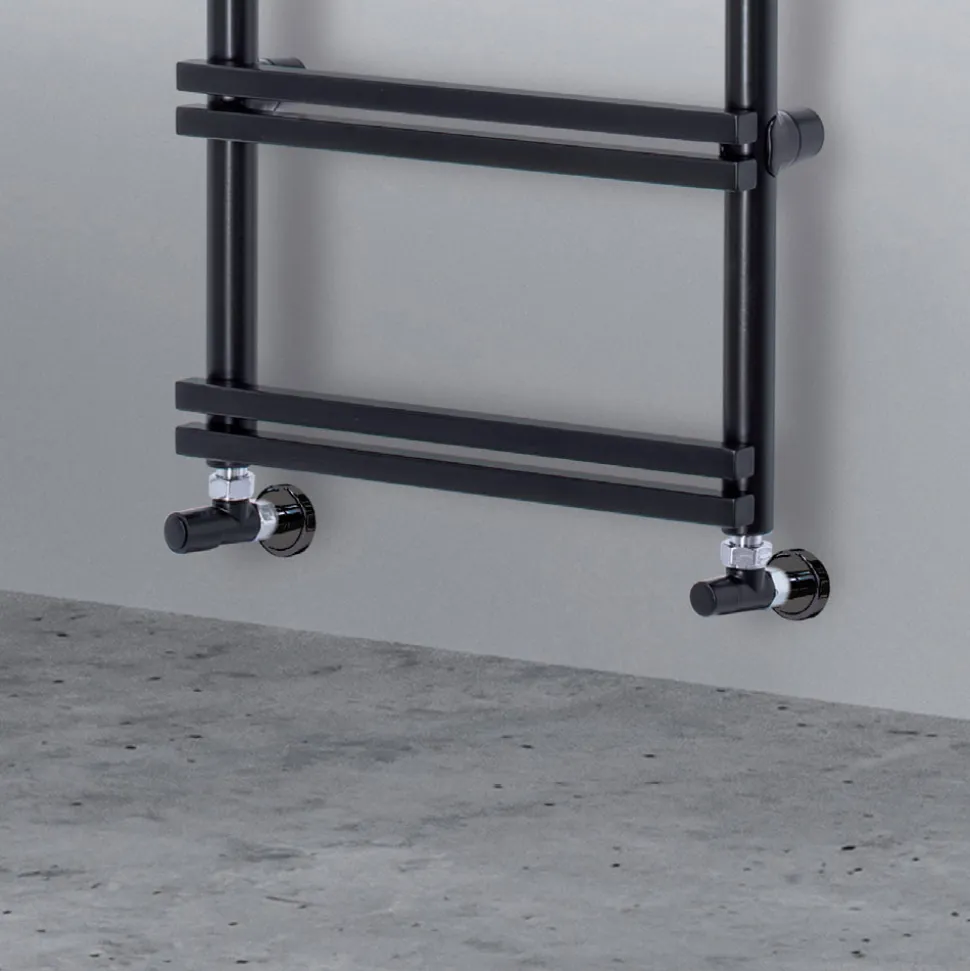 Scaldasalviette Misto con Collettori Verticali Made in Italy - Zenzero