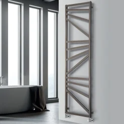 Scaldasalviette Misto con Elementi Quadrati Made in Italy - Mandorle