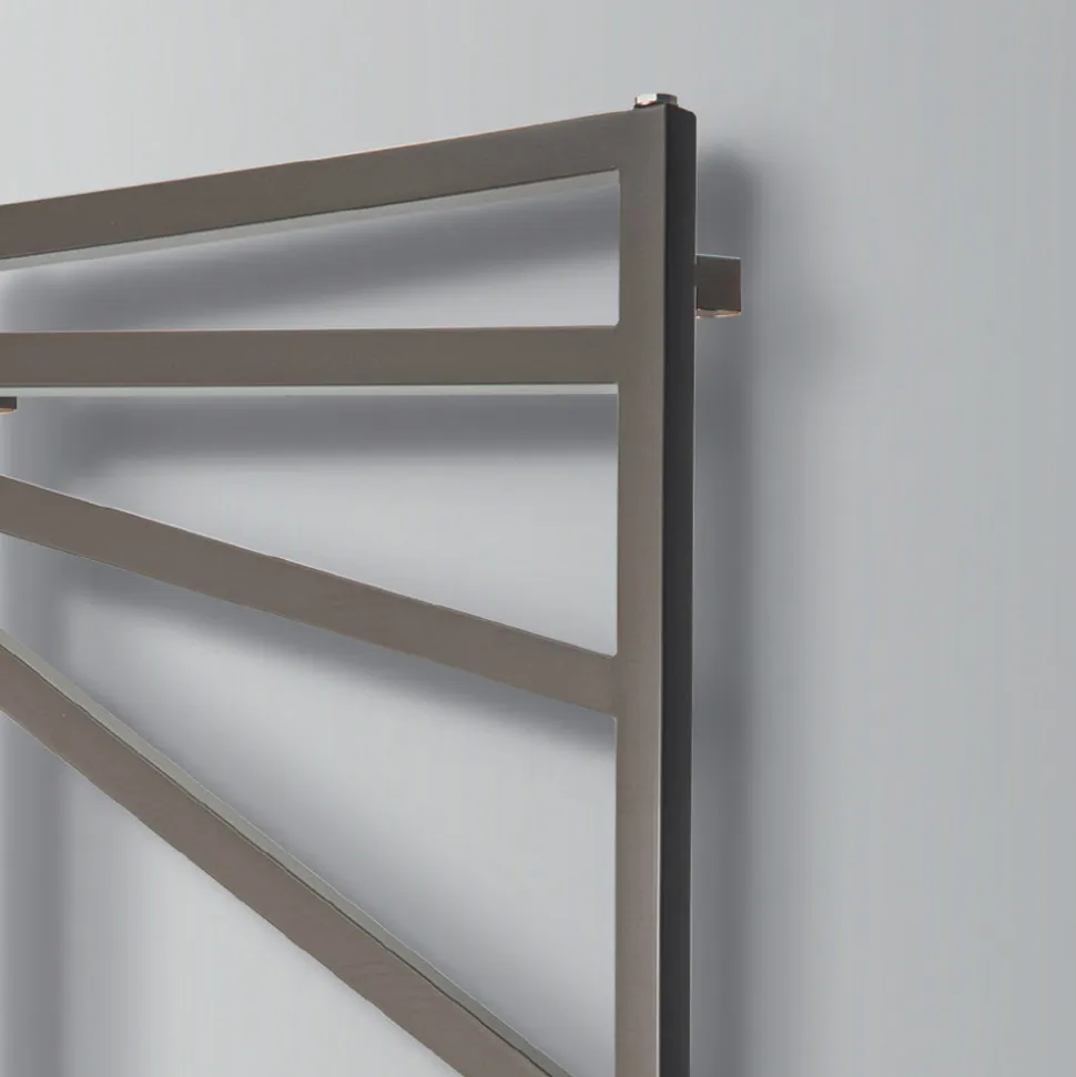 Scaldasalviette Misto con Elementi Quadrati Made in Italy - Mandorle