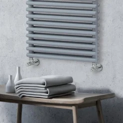 Scaldasalviette Misto con 4 Serie di Elementi Orizzontali Made in Italy - Meringa