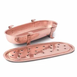 Scaldavivande da Tavolo per Pentole in Rame Made in Italy 45x23 cm - Mariaelena