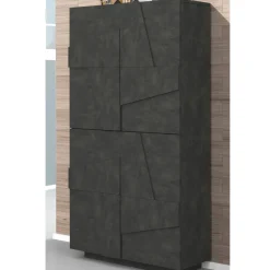 Scarpiera Alta o Bassa in Legno Sostenibile Design a 2 o 4 Ante - Fjona