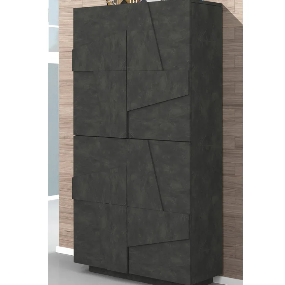 Scarpiera Alta o Bassa in Legno Sostenibile Design a 2 o 4 Ante - Fjona