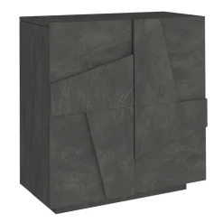 Scarpiera Alta o Bassa in Legno Sostenibile Design a 2 o 4 Ante - Fjona