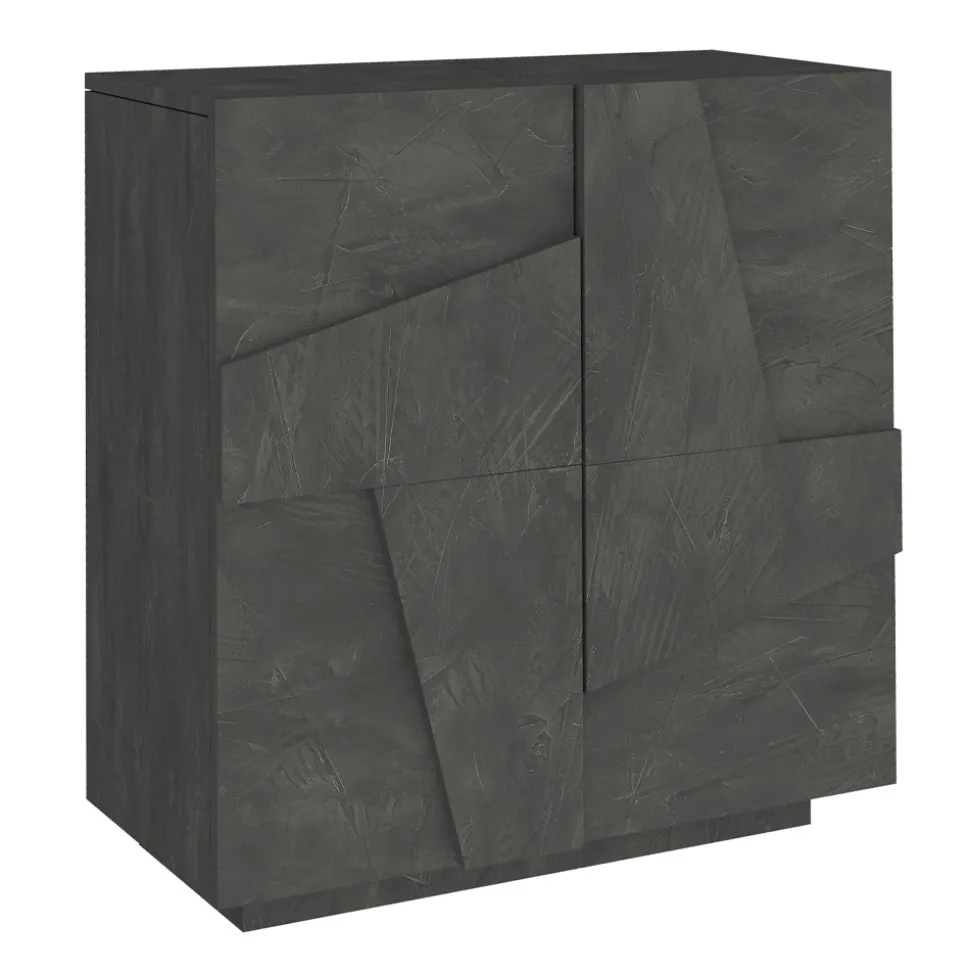 Scarpiera Alta o Bassa in Legno Sostenibile Design a 2 o 4 Ante - Fjona