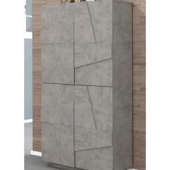 Scarpiera Alta o Bassa in Legno Sostenibile Design a 2 o 4 Ante - Fjona