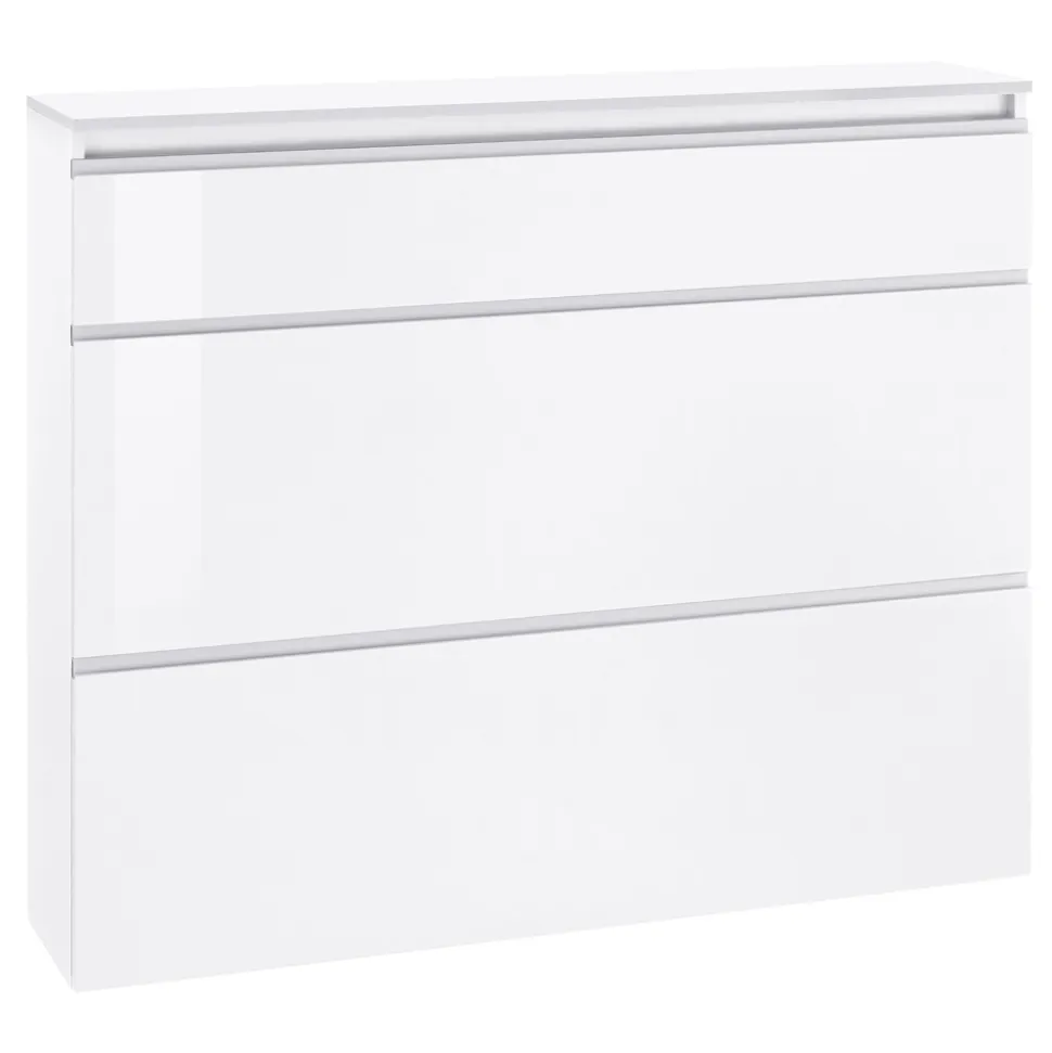 Scarpiera Bianca o Antracite 3 Ante Legno Sostenibile Design - Emanuelito