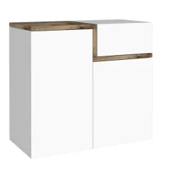 Scarpiera Ingresso 3 o 4 Ante in Legno Bianco e Ardesia o Acero - Tiscali