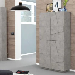Scarpiera in Melaminico da Interno con 4 Ante Made in Italy - Naditza