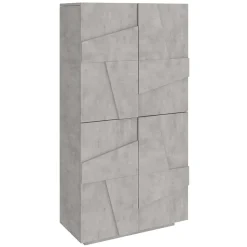 Scarpiera in Melaminico da Interno con 4 Ante Made in Italy - Naditza