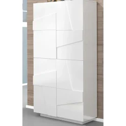 Scarpiera in Melaminico da Interno con 4 Ante Made in Italy - Naditza