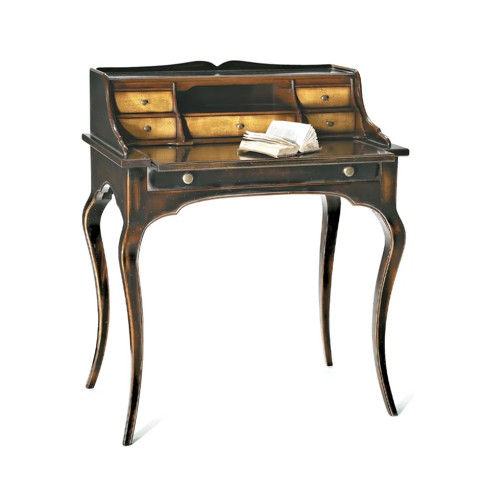Scrittoio con 5 Cassetti e Piano Estraibile Made in Italy - Maia