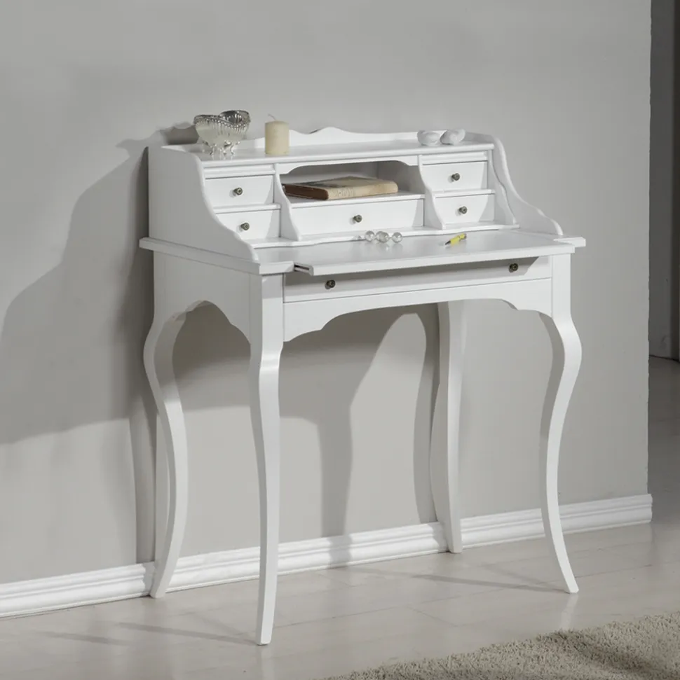 Scrittoio con 5 Cassetti e Piano Estraibile Made in Italy - Maia