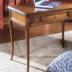Scrittoio con 3 Cassetti in Legno Bassano Francia Made in Italy - Adon