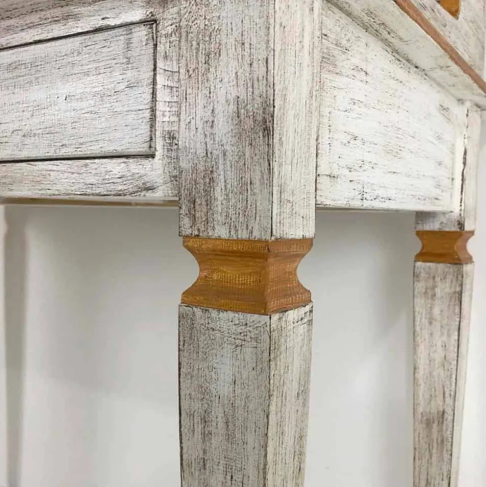 Scrittoio Fatto a Mano in Legno Massello con Cassetti Made in Italy - Amela