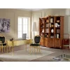 Scrivania Classica 5 Cassetti in Legno e Ecopelle Made in Italy - Commodo
