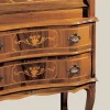 Scrivania Classica in Legno con Ribalta e Cassetti Made in Italy - Elegant
