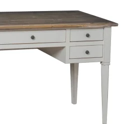 Scrivania con 5 Cassetti in Legno Massiccio Made in Italy - Fontus