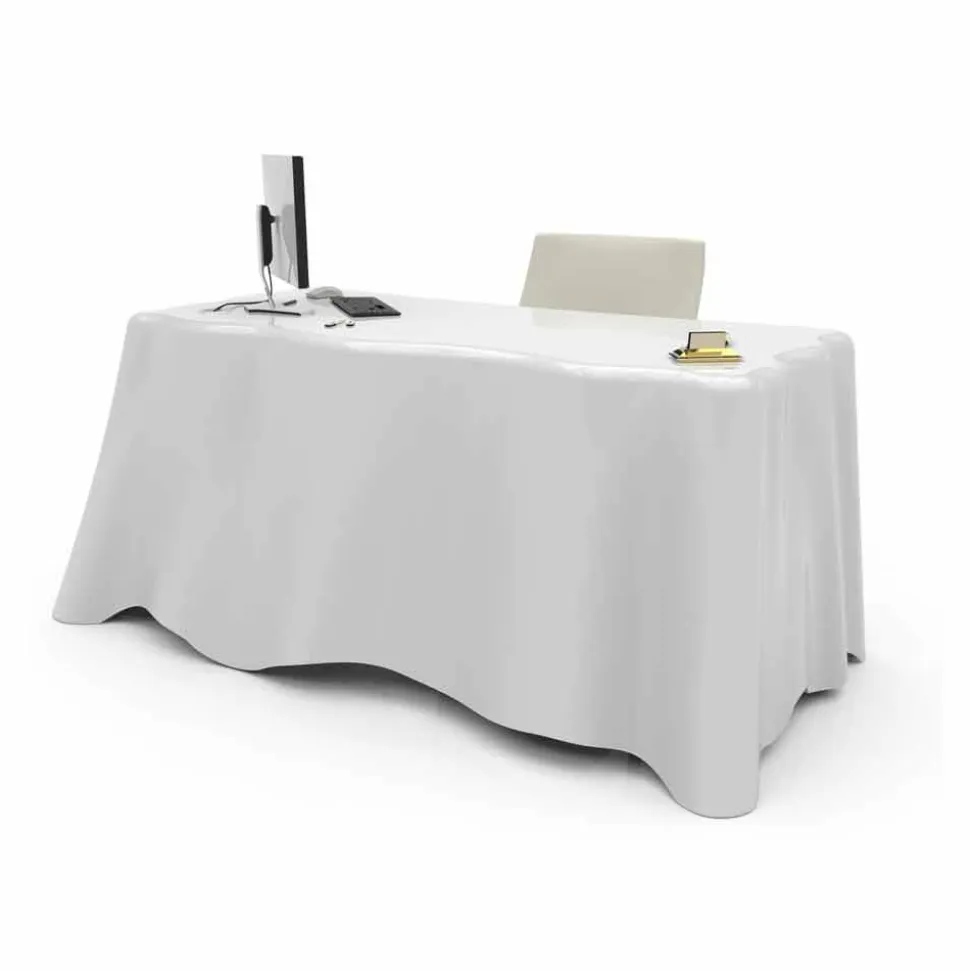 Scrivania da ufficio design moderno Fabric, made in Italy