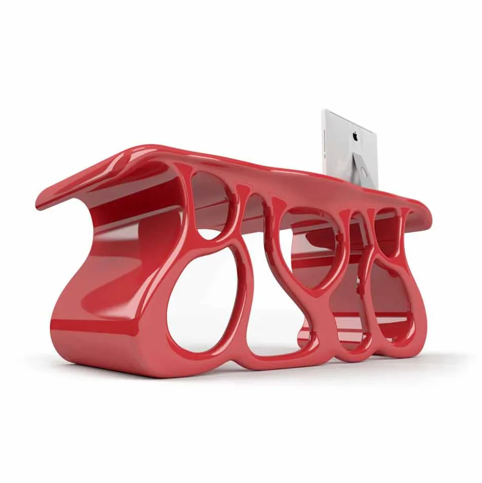 Scrivania da ufficio di moderno design prodotta in Italia, Mirto