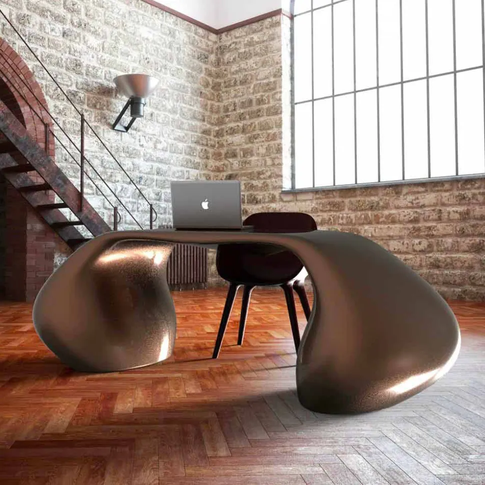 Scrivania da ufficio di moderno design made in Italy, Telese