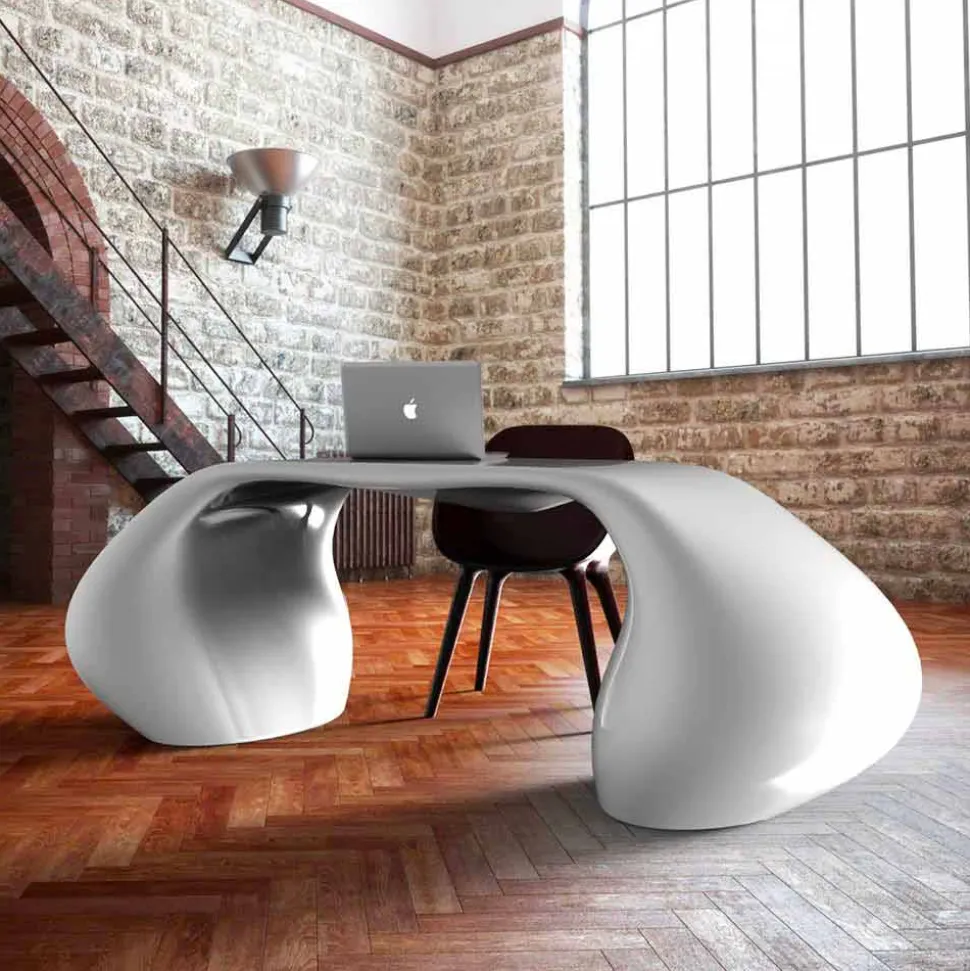 Scrivania da ufficio di moderno design made in Italy, Telese