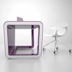 Scrivania Design in Solid Surface Ego Made in Italy