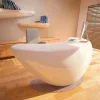 Scrivania design moderno da ufficio Boomerang made in Italy