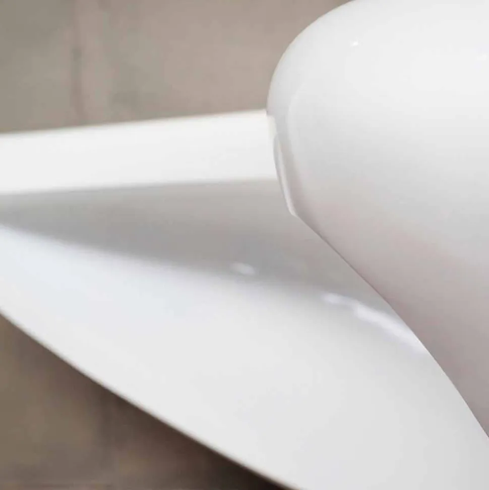 Scrivania design moderno da ufficio Boomerang made in Italy
