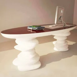 Scrivania di design moderna da ufficio Aldington fatta a mano