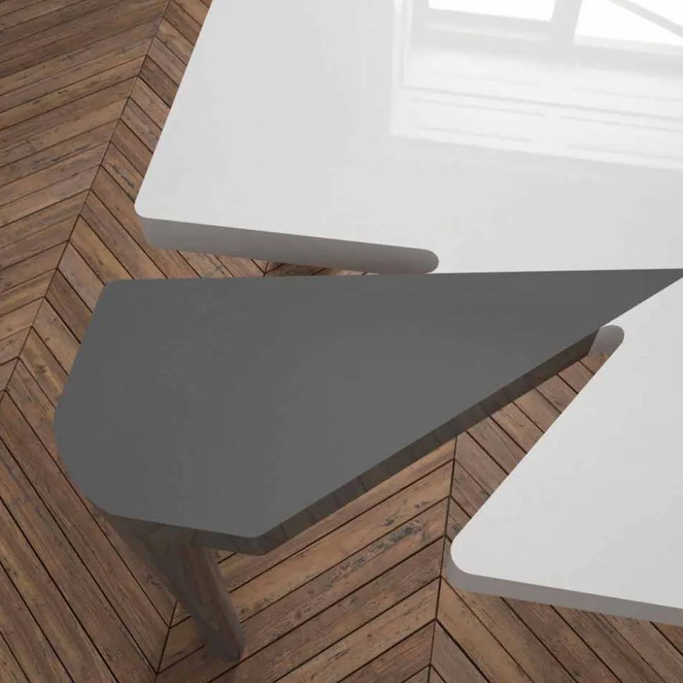 Scrivania di design per ufficio in Solid Surface Punk