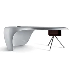 Scrivania direzionale di Karim Rashid in poliuretano in Diverse Finiture - James
