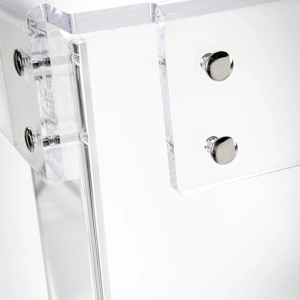Scrivania in Plexiglass Trasparente Design Moderno Made in Italy - Vichy