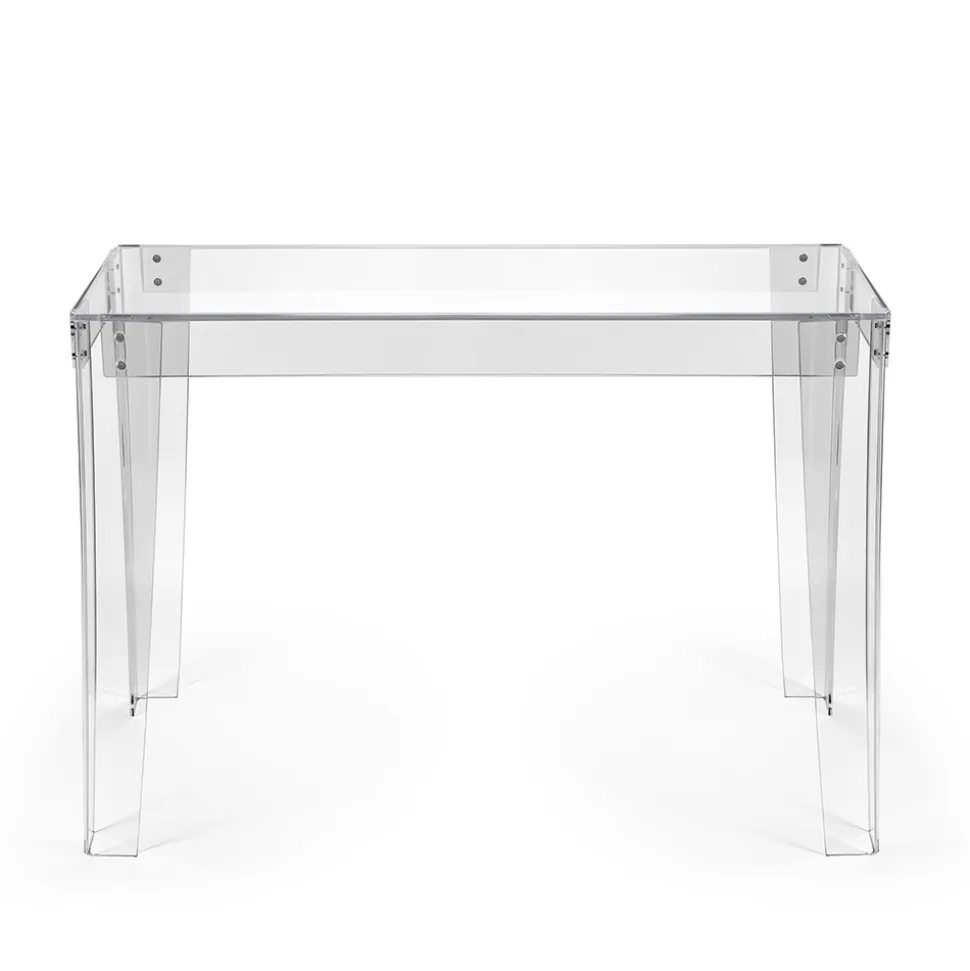 Scrivania in Plexiglass Trasparente Design Moderno Made in Italy - Vichy