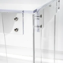 Scrivania in Plexiglass Trasparente Design Moderno Made in Italy - Vichy